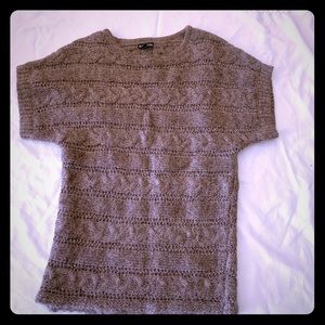 Express short sleeve sweater